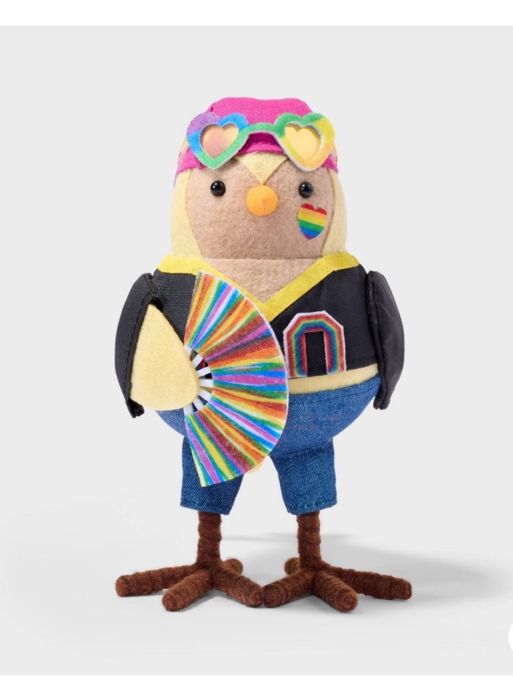 Target Featherly Friends PRIDE Festival Bird with Rainbow Fan Pride Festival